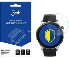 Apsauginė ekrano plėvelė 3MK išmaniojo laikrodžio Amazfit GTR 4, 46mm