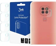 3Mk Protection HIBRIDINIS STIKLAS 3MK LANKSTUS STIKLINIS OBJEKTYVAS MOTOROLA MOTO G9 PLAY FOTOAPARATUI 4 VNT.