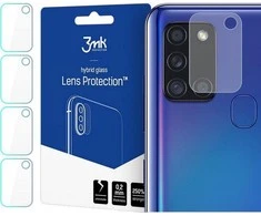 HYBRID GLASS 3MK FLEXIBLE GLASS LENS SAMSUNG GALAXY A21S FOR CAMERA 4 PCS.