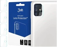 HYBRID GLASS 3MK FLEXIBLE GLASS LENS SAMSUNG GALAXY M51 FOR CAMERA 4 PCS.