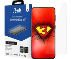 3MK FlexibleGlass Samsung, Galaxy S21, hibridinis stiklas, skaidrus ekrano apsauginis sluoksnis