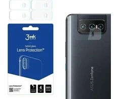 HYBRID GLASS 3MK FLEXIBLE GLASS LENS ASUS ZENFON 8 FLIP 5G CAMERA 4 PCS.