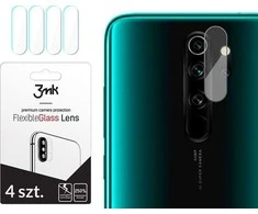 HIBRIDINIS STIKLAS 3MK LANKSTUSIS STIKLAS LĖŠAS XIAOMI REDMI NOTE 8 PRO KAMERAI 4 Vnt.