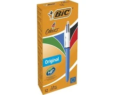 Bic Tušinukas Medium 4 spalvų, pakuotėje 12 vnt. 233829