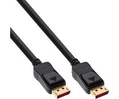 „InLine DisplayPort“ – „DisplayPort“ kabelis, 2 m, juodas