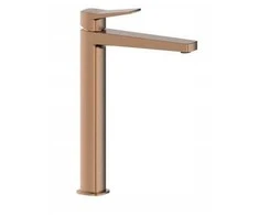 Maišytuvas praustuvui KFA 4522-712-34 / / MALAGA / Baterija UMYWALKOWA NABLATOWA ZE SPUSTEM CLICK CLACK, PVD BRUSHED ROSE GOLD /