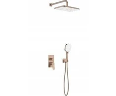 4529-501-34 / KFA / MALAGA / Rinkinys NATRYSKOWY PODTYNKOWY PVD BRUSHED ROSE GOLD /