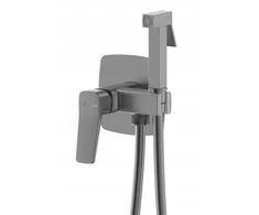 4529-512-61 / KFA / MALAGA / BIDETĖS DETALĖ, POŽEMINĖ!, MONTUOJAMA PRIE SIENOS, PVD, PILKO METALINO SPALVOS /