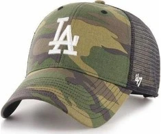 Kepurė 47 Brand 47 prekės ženklo dangtelis 47 prekės ženklas MLB LA Dodgers Trucker - B -CBRAN12GWP -CMD