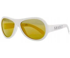 47 Brand 47 prekės ženklo SHADEZ Classic Baltas Teeny vaikiški akiniai nuo saulės 7-15 metų SHZ 12