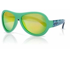 47 Brand Sale! SHADEZ Designer Leaf Print žalios „Junior“ vaikiški saulės akiniai 3–7 metams SHZ 44