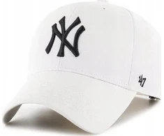 47 Brand Kepurė su snapeliu '47 New York Yankees MVP Raised Basic balta B-RAC17CTP-WH