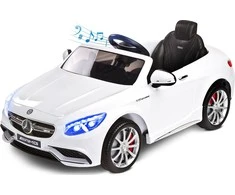 Toyz 4Baby BENZ S63 AMG - BALTĖ