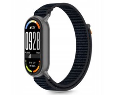Tech-Protect Nylon Pro apyrankė skirta Xiaomi Smart Band 8/9/10/NFC – juodos spalvos and oranžinės spalvos