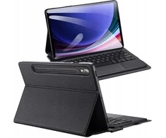 Dux Ducis dėklas su Bluetooth klaviatūra (TK Series) for Samsung Tab S9 - juodos spalvos
