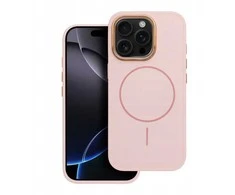 Oem Originalus „iPhone 13 PRO Frame Mag Cover“ dėklas, suderinamas su „MagSafe“, rausvos spalvos.
