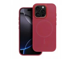 Dėklas Oem Case for iPhone 14 Frame Mag Cover compatible with MagSafe magenta
