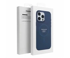 Dėklas Oem Case for iPhone 14 Frame Mag Cover compatible with MagSafe navy mėlynas