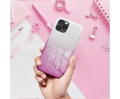Oem SHINING Dėklas skirtas Xiaomi Redmi Note 14 Pro Plus 5G skaidrus rožinės spalvos
