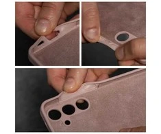 Realme C75 silikoninis 2 mm dėklas (apsauginis fotoaparatas), rausvos spalvos