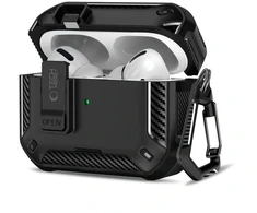 „Tech-Protect Carbonox MagSafe“ dėklas, skirtas „AirPods Pro“ ausinėms - juodas