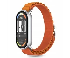 Tech-Protect Nylon Pro apyrankė skirta Xiaomi Smart Band 8 / 9 / 10 / NFC – oranžinės spalvos