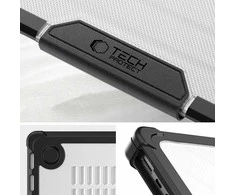 „Tech-Protect SmartShell Pro“ dėklas, skirtas „Macbook Pro 14 M1 / M2 / M3 / M4 / M5“ 2021–2025 m. – juodas ir skaidrus