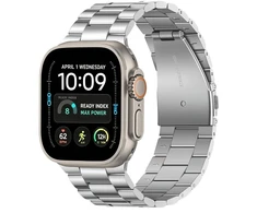 TECH-PROTECT nerūdijančio plieno Apple Watch 8 / 9 / 10 / 11 / 12 / SE / ULTRA (44 / 45 / 46 / 49 MM) sidabrinis