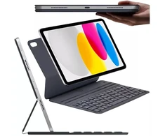 4kom.pl Dėklas i Klaviatūra PREMIUM do iPad 10.9 2022 Gen. 10, 11 2025 A16 Gen. 11