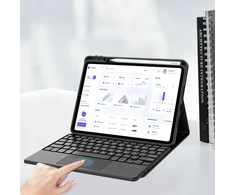 4kom.pl Dėklas i Klaviatūra touchpad do Xiaomi Pad 7 / Pad 7 PRO 11.2 uchwyt na rysik, juoda