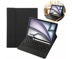 4kom.pl Dėklas Klaviatūra touchpad do iPad Air 11 M3 2025 / Air 11 M2 2024 GEN 7, 6 juoda
