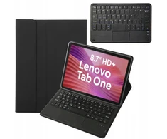 4kom.pl Dėklas su klaviatūra skirtas Lenovo Tab One TB305FU – apsauginis su stovu, prieiga prie prievadų ir mygtukų