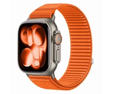 TECH-PROTECT NYLONLOOP APPLE WATCH 8 / 9 / 10 / 11 / 12 / SE / ULTRA (44 / 45 / 46 / 49 MM) ORANŽINIS