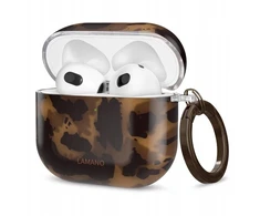 Dėklas Tech-Protect Lamano case for AirPods 4 - ruda and juodas