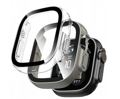 TECH-PROTECT DEFENSE 2 vnt. rinkinys APPLE WATCH ULTRA 1 / 2 / 3 / 4 (49 MM) TITANO IR SKAIDRUS