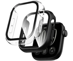 TECH-PROTECT DEFENSE 2-PACK APPLE WATCH 12 (42 MM) juodas ir permatomas