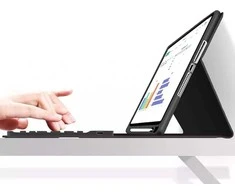Tech-Protect SC Pen + Keyboard Apple iPad 10.9” 10 / 2022 / 11” 11 / 2025 – dėklas planšetiniam kompiuteriui juodos spalvos
