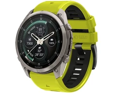TECH-PROTECT ICONBAND PRO GARMIN FENIX 5X / 5X PLUS / 6X / 6X PRO / 7X / 8 / 8 PRO / 9 / 9 PRO (47 MM) LIME/Juodas