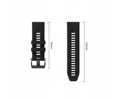 TECH-PROTECT ICONBAND PRO GARMIN FENIX 5X / 5X PLUS / 6X / 6X PRO / 7X / 8 / 8 PRO / 9 / 9 PRO (51 MM) Juodas/Pilkas