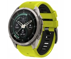 TECH-PROTECT ICONBAND PRO GARMIN FENIX 5X / 5X PLUS / 6X / 6X PRO / 7X / 8 / 8 PRO / 9 / 9 PRO (51 MM) LIME/Juodas