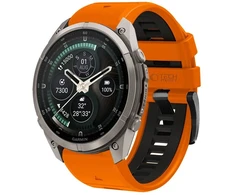 TECH-PROTECT ICONBAND PRO GARMIN FENIX 5X / 5X PLUS / 6X / 6X PRO / 7X / 8 / 8 PRO / 9 / 9 PRO (47 MM) Oranžinis/Juodas
