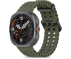 Tech-Protect ICONBAND PRO Samsung Galaxy WATCH ULTRA 1 / 2 2024-2026 (47 MM) KARINĖ ŽALIA