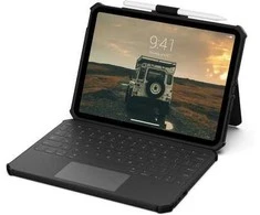 Urban Armor Gear 4kom.pl UAG USB-C Keyboard - obudowa ochronna su klaviatūra do iPad 10.9" 10 gen. / 11" (A16) su laikikliu do Apple Pieštukas (juodas/pilka)