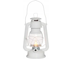 4Living Uragano žibintas LED mirganti liepsna balta 24,5 cm