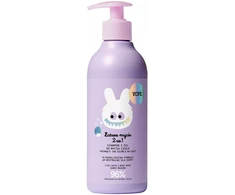 4Organic Yope „Sun in the Meadow“ 2 viename šampūnas ir prausiklis vaikams, 400 ml