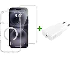 Dėklas 4Smarts 3-IN-1 PREMIUM STARTER SET, skirtas | APPLE IPHONE 18 PRO MAX / 17 PRO
