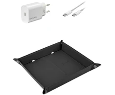4smarts 541637, Vidinis, AC, 12 V, Belaidis įkrovimas, 1,5 m, Juoda
