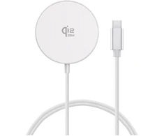 4smarts belaidis įkroviklis, suderinamas su MagSafe, 25 W, 1,5 m, baltas