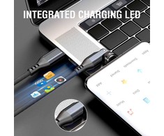 Kabelis 4smarts 540° Magnetic USB-C Kabelis Set GravityCord 240W 1.8m juodos spalvos