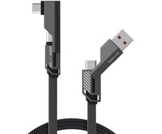 Kabelis USB 4smarts USB-A - USB-C 1.5 m Grafitowy (541457)